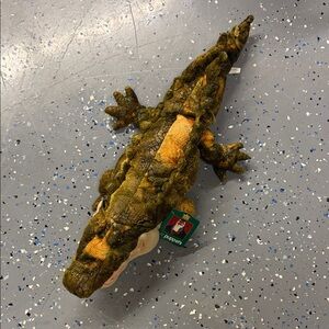 Plush Crocodile Puppet Toy - Green -